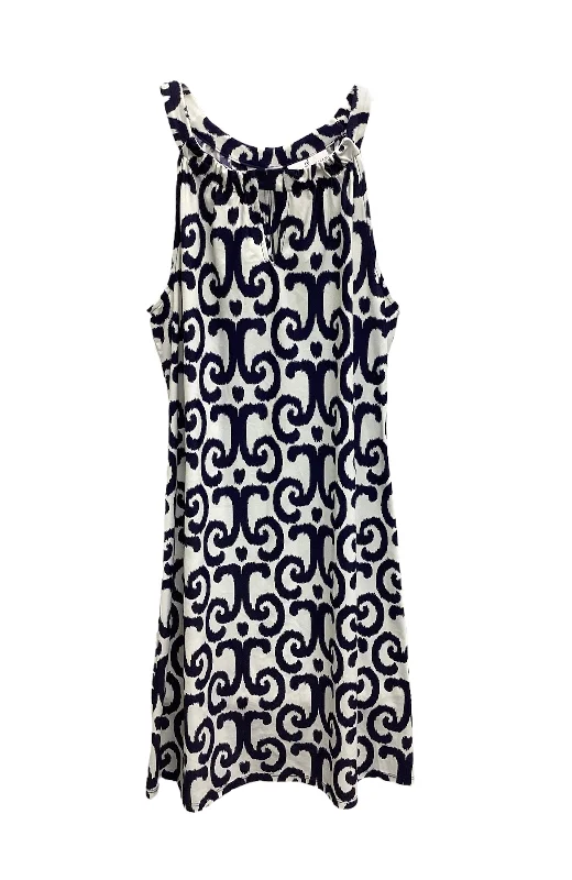 Women’s chiffon wrap dresses for airy style -Jude Connally Women’s Navy Tank Dress S