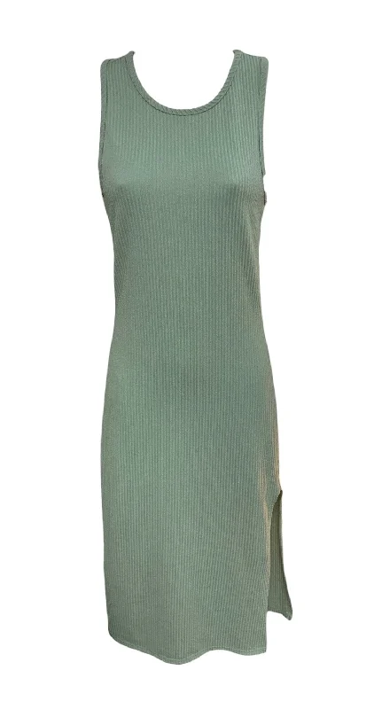 Women’s velvet maxi dresses for luxurious appeal -Livi Jr Tank Dress Green XS