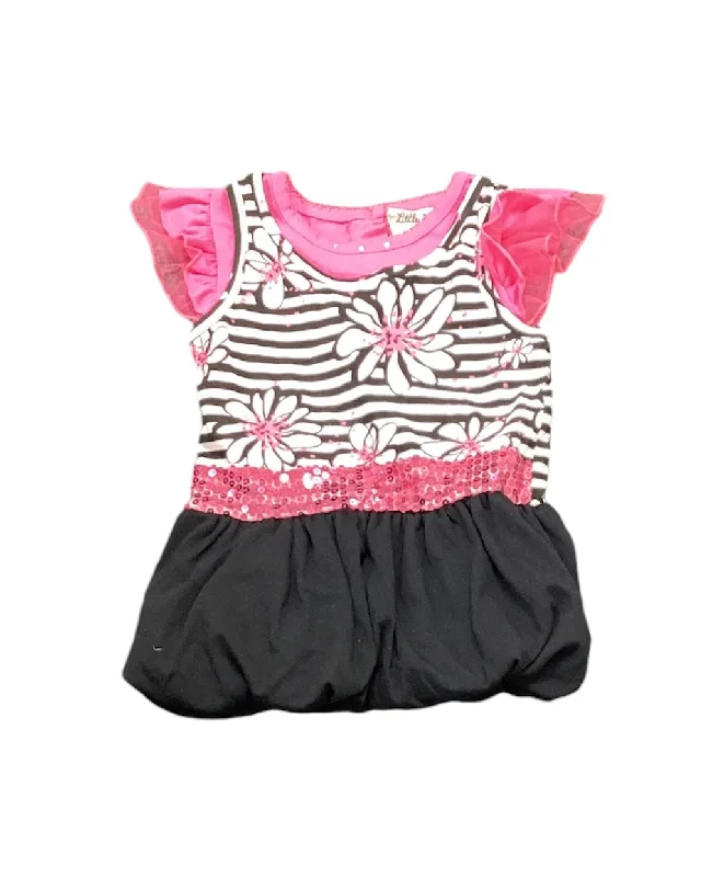 Women’s lace-up dresses for trendy look -NWT Little Lass Pink & Black Dress 3T