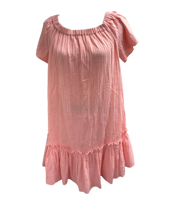 Women’s shift dresses for minimalist style -Rebecca Taylor Women Dress Pink 4