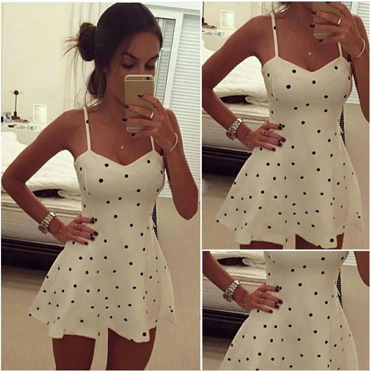 Women’s floral print dresses for cheerful style -Sexy Women Summer Beach Sleeveless Casual Short Mini Dress