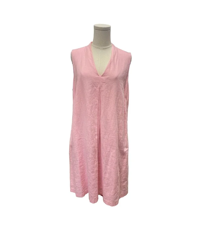 Women’s shift dresses for casual office wear -Tommy Bahama Linen Pink  Dress L